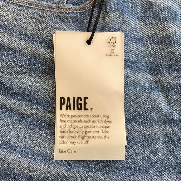 Paige Cropped Hoxton Slim Jeans - Picture 7 of 7